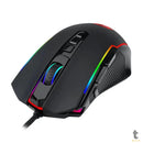 Mouse Gamer Redragon Ranger 9 Botões 12400dpi Preto RGB - M910-RGB