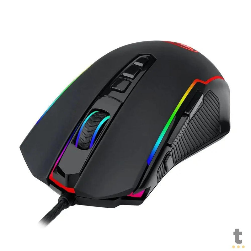 Mouse Gamer Redragon Ranger 9 Botões 12400dpi Preto RGB - M910-RGB