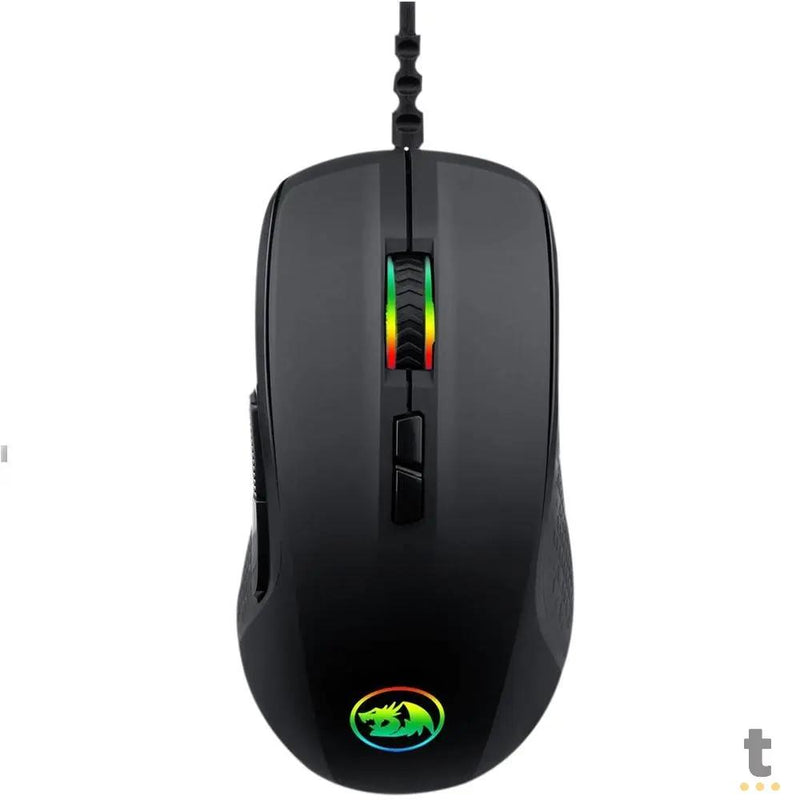 Mouse Gamer Redragon Stormrage 7 Botões 10000dpi Preto RGB - M718-RGB