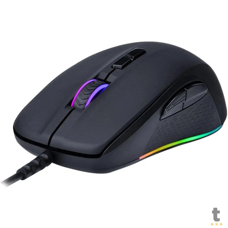 Mouse Gamer Redragon Stormrage 7 Botões 10000dpi Preto RGB - M718-RGB