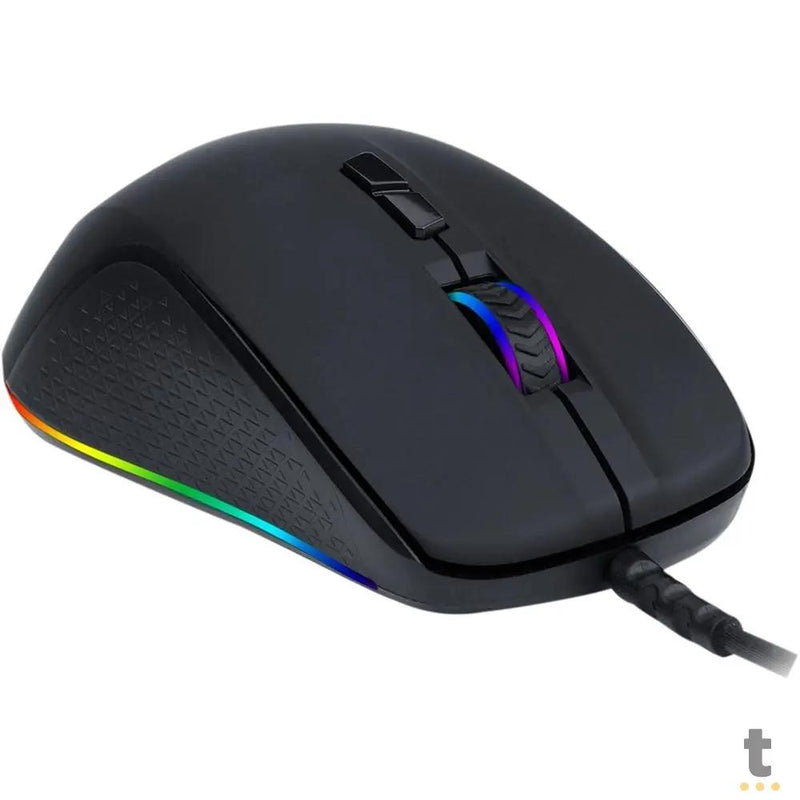Mouse Gamer Redragon Stormrage 7 Botões 10000dpi Preto RGB - M718-RGB