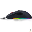 Mouse Gamer Redragon Stormrage 7 Botões 10000dpi Preto RGB - M718-RGB