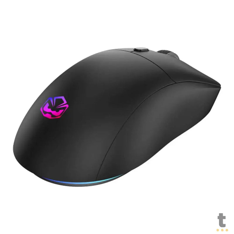 Mouse Gamer Sem Fio PCYes Basaran Black Vulcan 6 Botões 10000dpi RGB Preto - PMGBRSTBV