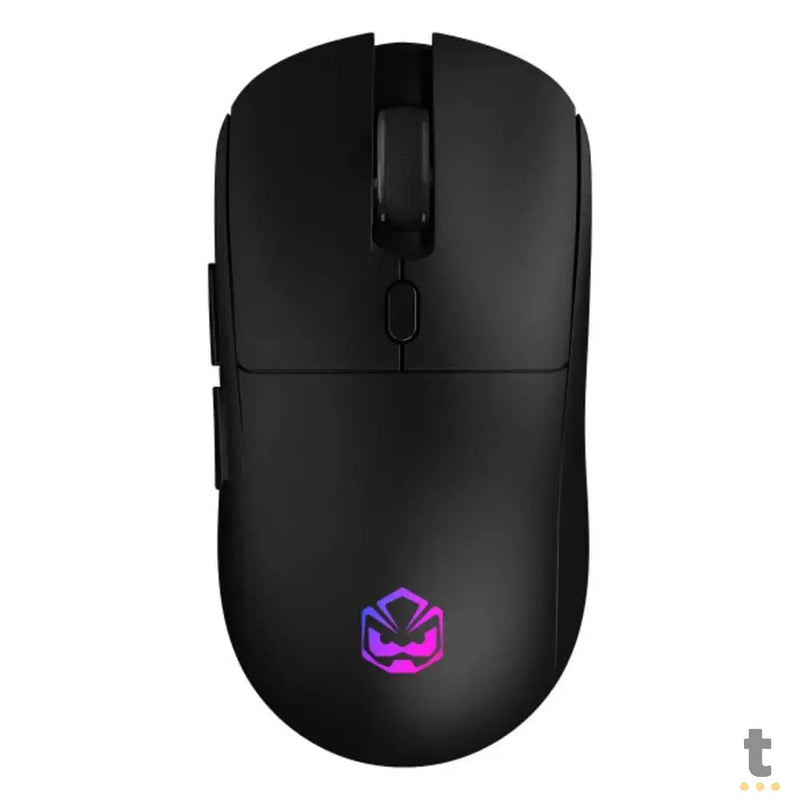 Mouse Gamer Sem Fio PCYes Basaran Black Vulcan 6 Botões 10000dpi RGB Preto - PMGBRSTBV