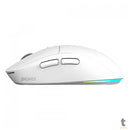 Mouse Gamer Sem Fio PCYes Basaran White Ghost 6 Botões 10000dpi RGB Branco - PMGBRSTWG