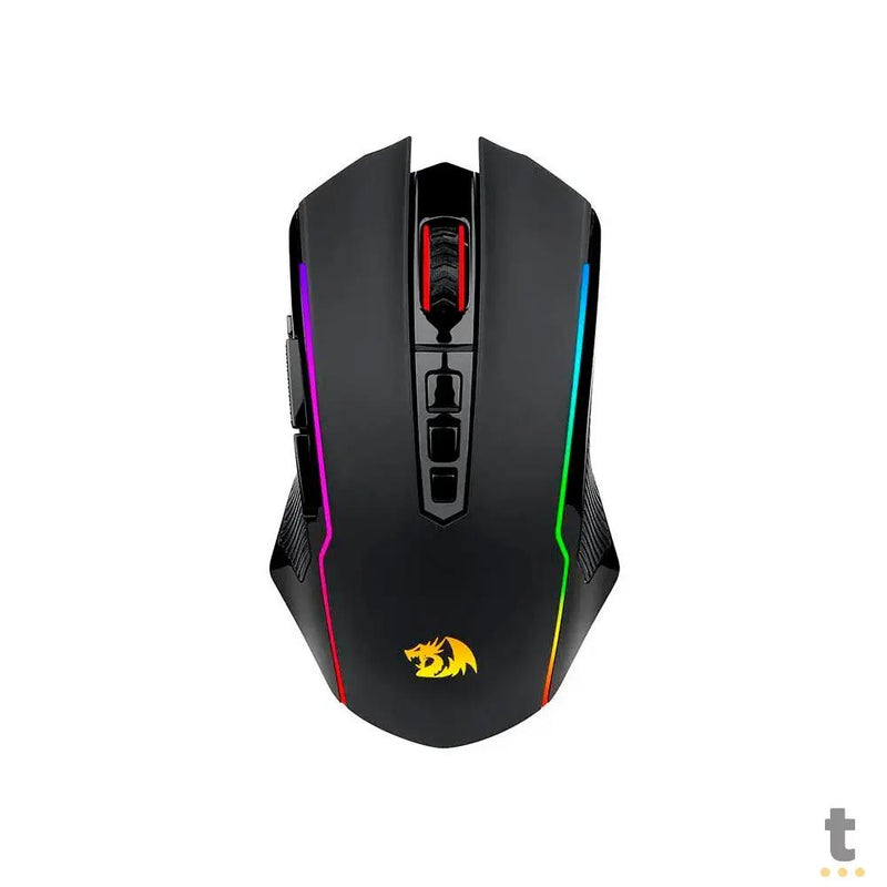 Mouse Gamer Sem Fio Redragon Nix Wireless 10000 dpi 9 Botões Preto RGB - M914-RGB