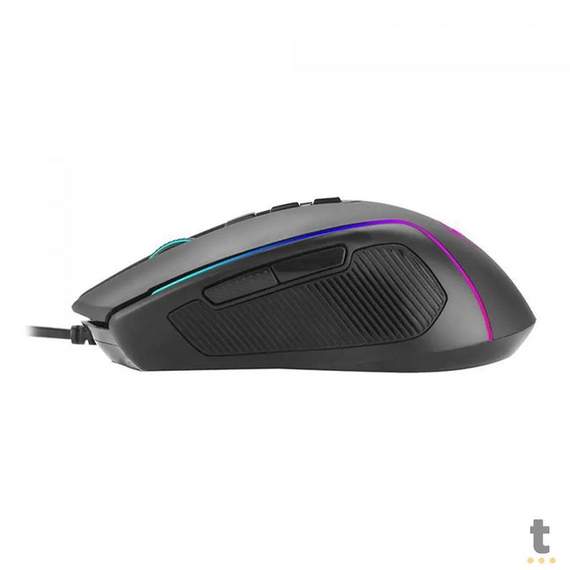 Mouse Gamer T-Dagger Darkangel 8 Botões Programáveis Preto RGB - T-TGM209