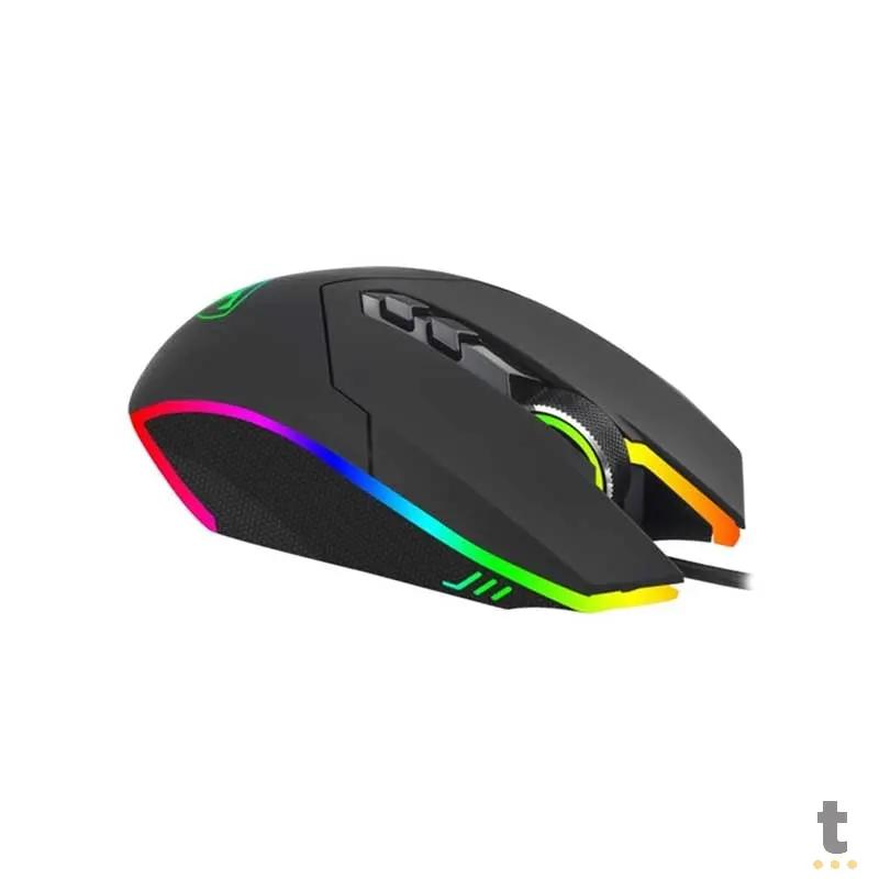Mouse Gamer T-Dagger Lieutenant 7 Botoes 8000dpi RGB - T-TGM301