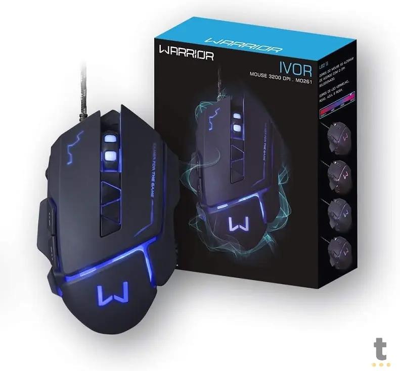 Mouse Gamer Usb Warrior Ivor 3200dpi Mo261