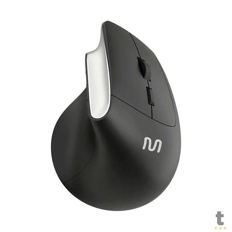 Mouse Sem Fio Ergonomico Multi Preto 1600dpi - MO384