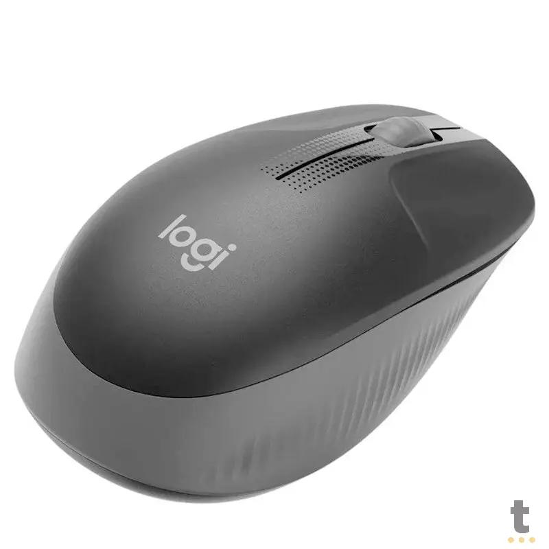 Mouse Sem Fio Logitech M190 Cinza / Preto - 910-005902