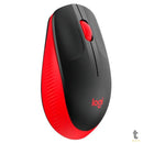 Mouse Sem Fio Logitech M190 Vermelho / Preto - 910-005904
