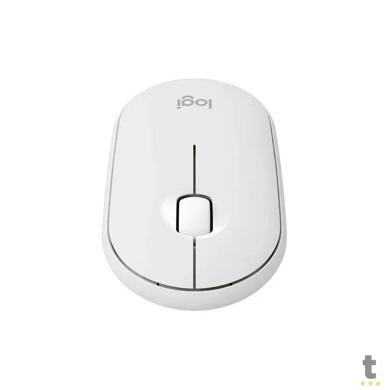 Mouse Sem Fio Logitech M350s Silent Bluetooth Branco - 910-007047