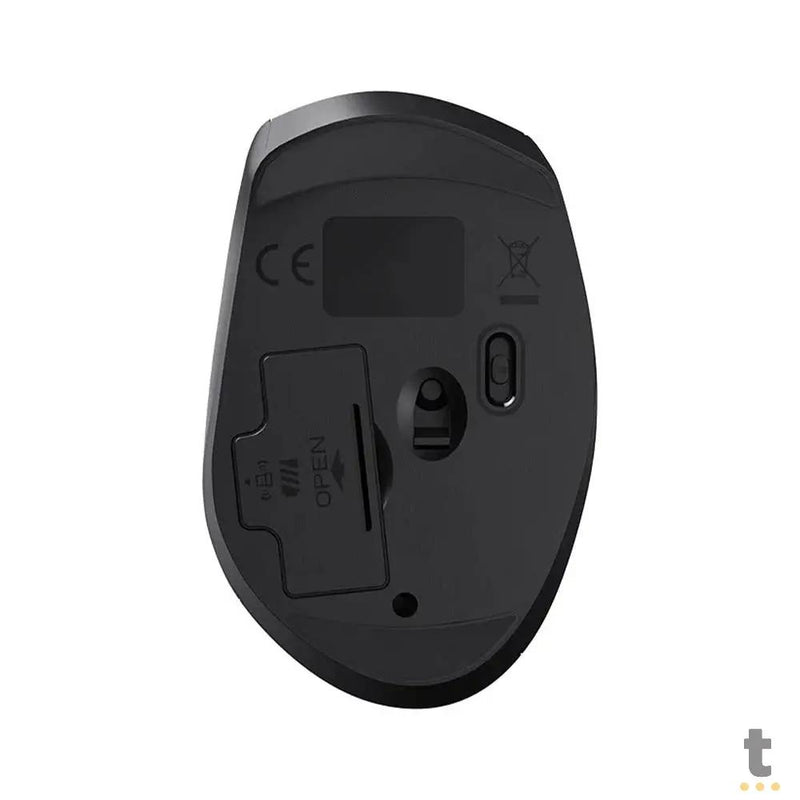 Mouse Sem Fio Multilaser Mo381 Clique Silencioso Preto 1600dpi