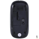 Mouse Sem Fio Wireless Dynamik Flat Vinik Preto 2.4Ghz 1200dpi Usb - DM100