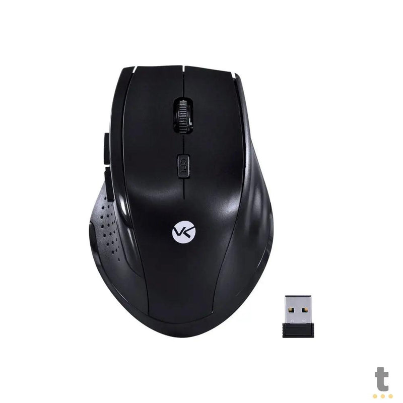 Mouse Sem Fio Wireless Ergo Vinik Preto 2.4Ghz 1200dpi Usb - DM110