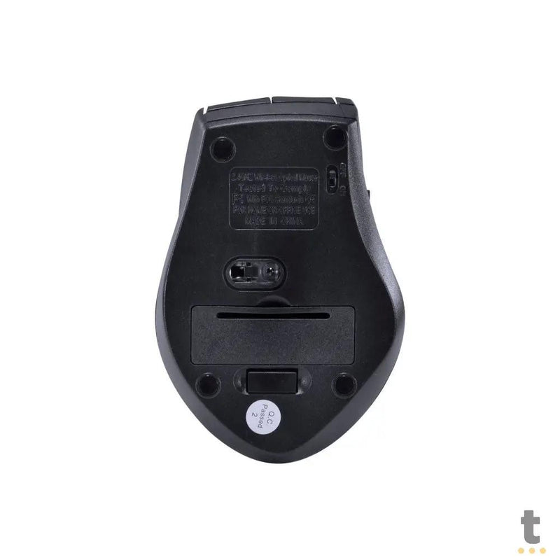 Mouse Sem Fio Wireless Ergo Vinik Preto 2.4Ghz 1200dpi Usb - DM110