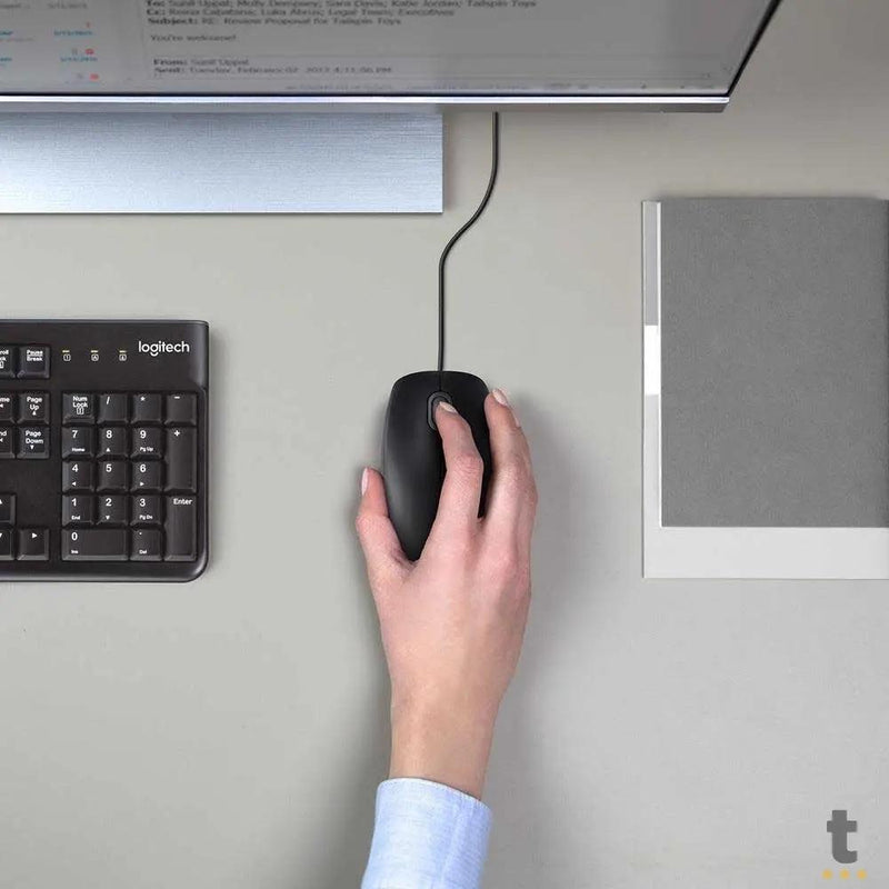 Mouse Usb Logitech M110 Silencioso Preto - 910-005493