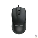 Mouse Usb Multilaser 1200DPI Preto - MO308