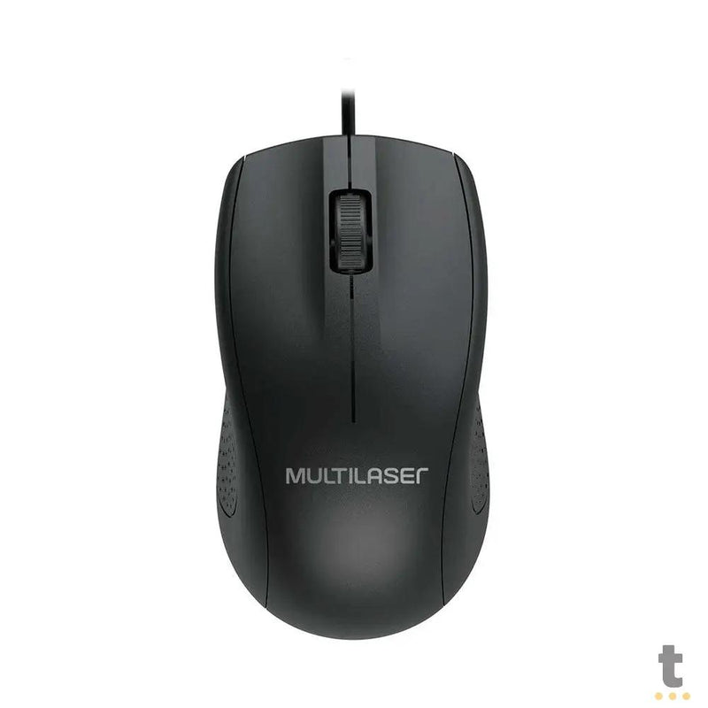 Mouse Usb Multilaser 1200DPI Preto - MO308