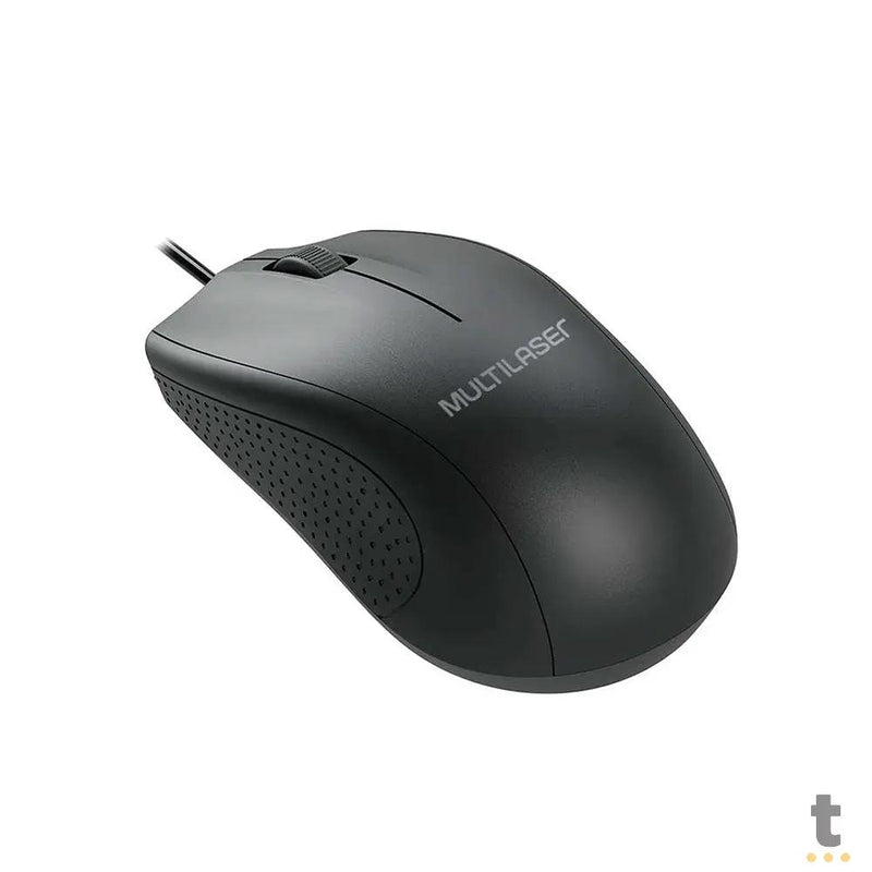 Mouse Usb Multilaser 1200DPI Preto - MO308