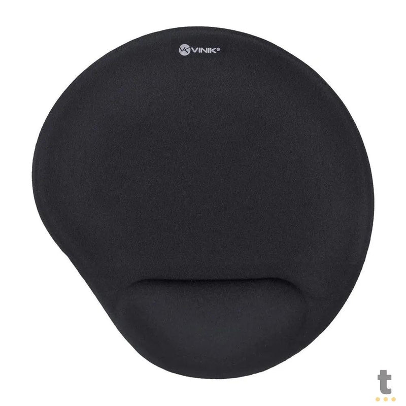 Mousepad Com Apoio De Pulso Em Gel Vinik Preto - MPG-10P