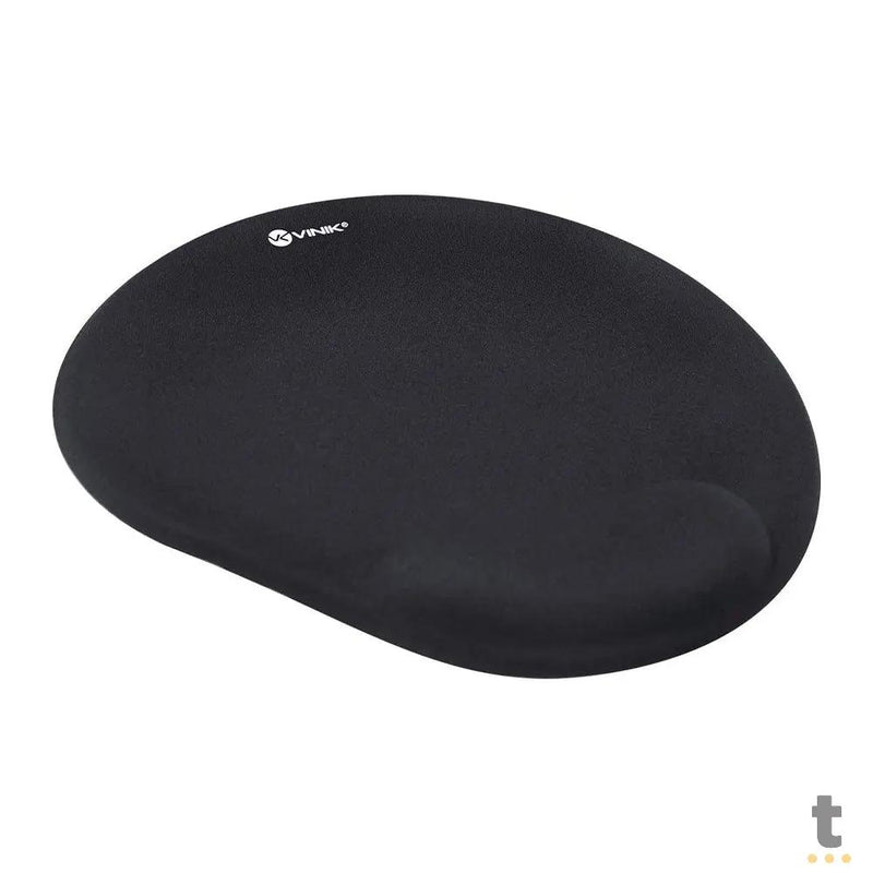 Mousepad Com Apoio De Pulso Em Gel Vinik Preto - MPG-10P