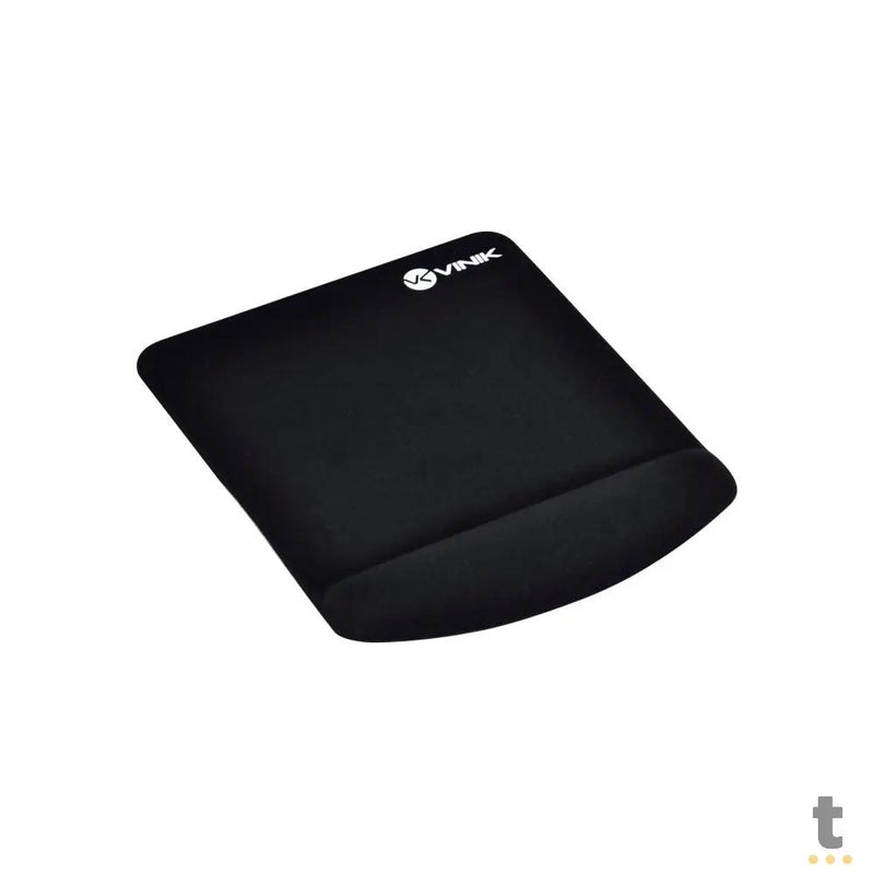 Mousepad Com Apoio De Pulso Quadrado Em Gel Vinik Preto - MPG-02P
