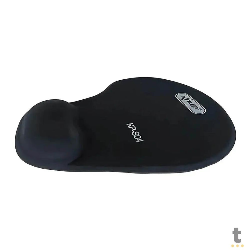 Mousepad Com Apoio de Pulso Ergonômico em Gel Preto Knup - KP-S04