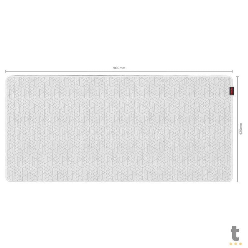 Mousepad Gamer PCYes Maze Extended White Ghost 900X420mm Branco - PMM90X42WG