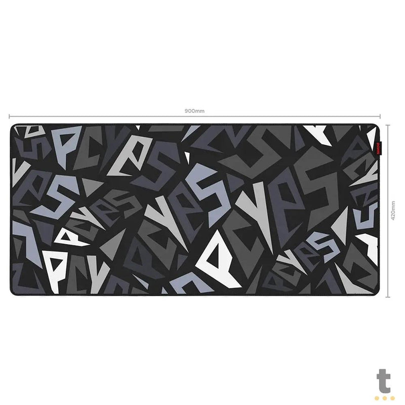 Mousepad Gamer PCYes Signature Extended Black Vulcan 900X420mm - PMS90X42BV