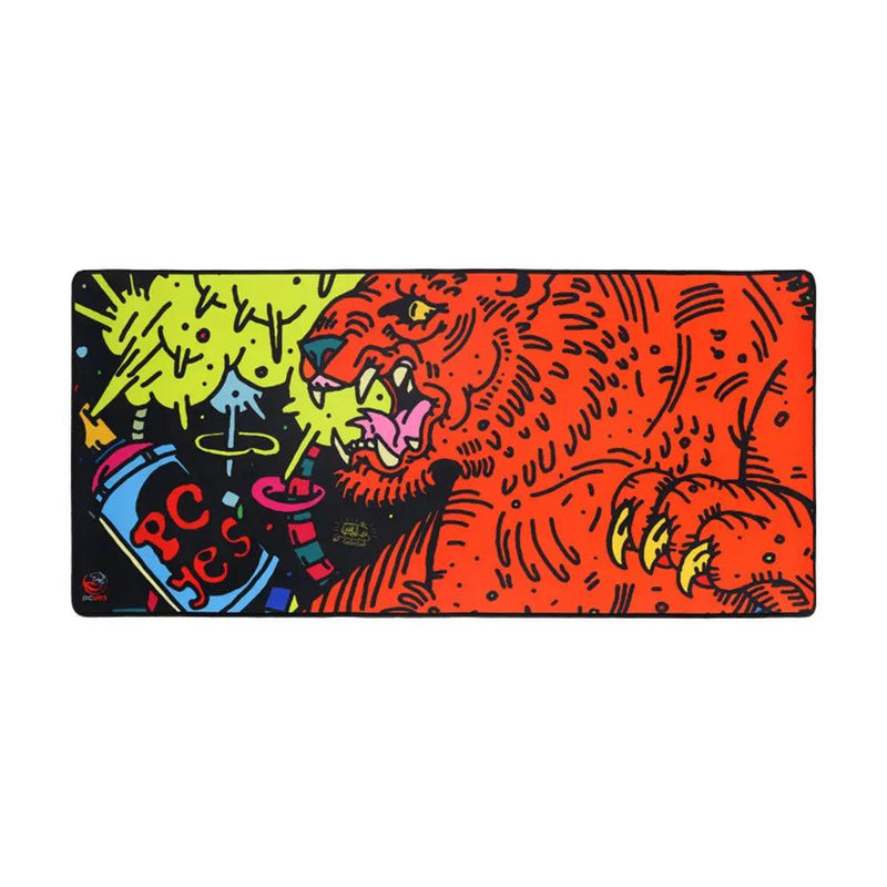 Mousepad Gamer PCYes Tiger Extended 900X420MM - PMT90X42