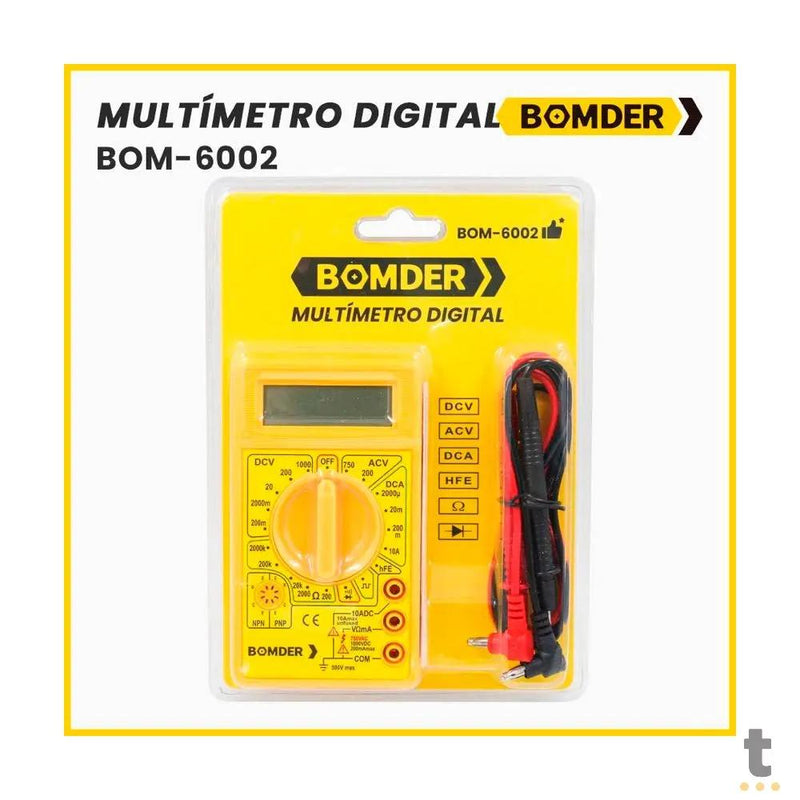 Multimetro Digital Bomder - BOM-6002