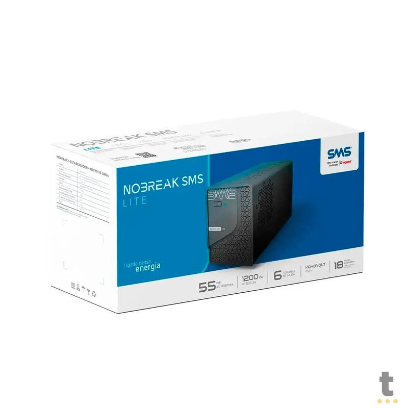 Nobreak 1200va Sms Lite 1200Va E 110v S 110v - P/N 29203