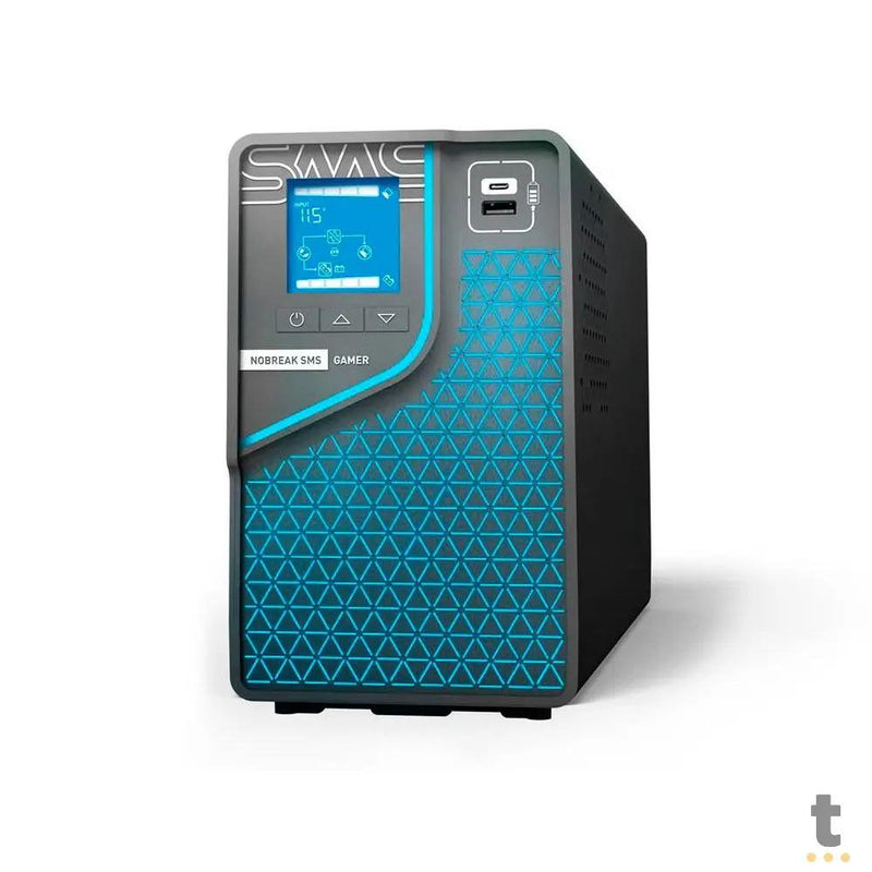 Nobreak 1500va Sms Gamer Senoidal Wifi Usb Rgb E - Bivolt Auto S - Bivolt Manual - Pn 29600