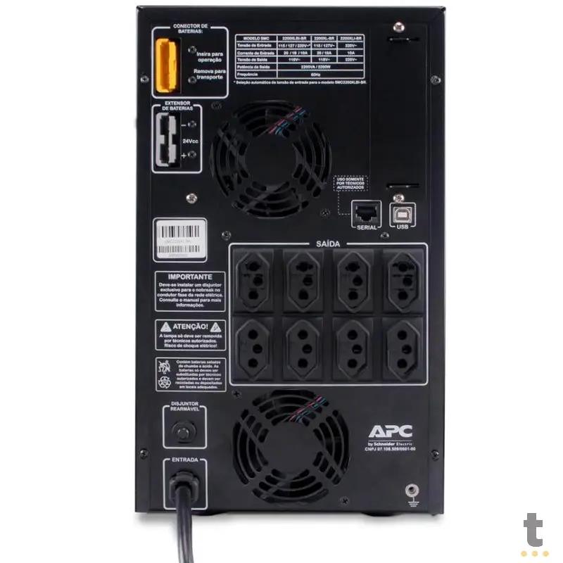 Nobreak 2200va Apc Senoidal Smart-Ups Monovolt E 220v S 220v - Cod Smc2200xli-Br
