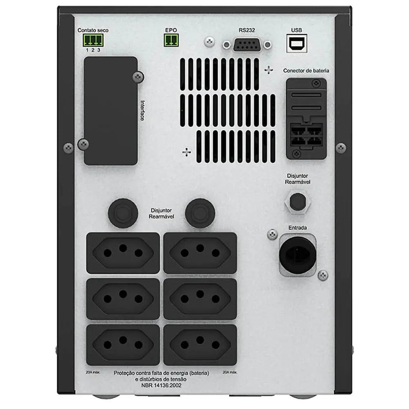 Nobreak 3000va Apc Senoidal Easy Ups Interactive E 110v S 110v - SMV3000CA-BR