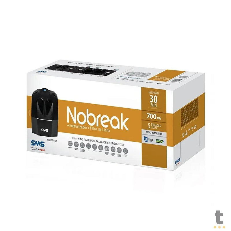 Nobreak 700va Sms Semi Senoidal New Station MST700Bi - E Bivolt S 110v - P/N 27915