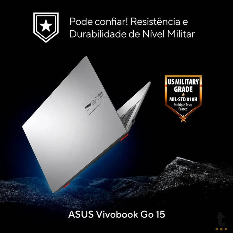 Notebook Asus Vivobook Intel Core I3-N305 4gb 256gb Ssd 15.6 Pols Prata Win11 Home - E1504GA-NJ441W