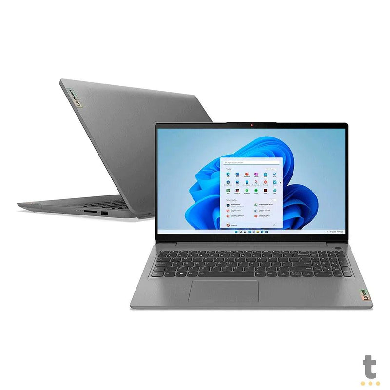 Notebook Lenovo Ideapad 3i I3-1115G4 4gb 256gb Win11 Home Cinza 15.6 Pols - 82MD000ABR