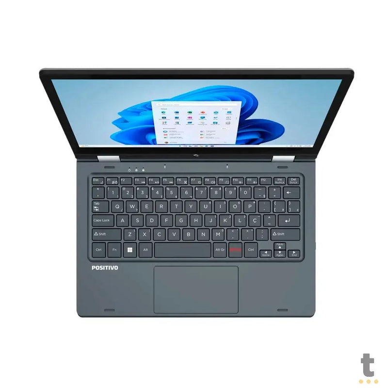 Notebook Positivo Duo C4128BP-1 Celeron Dual Core 4gb 128gb Mmc Win11 Pro 11.6 Pols Touch Screen Prata - 3601667