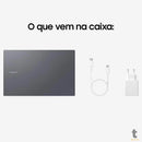 Notebook Samsung Galaxy Book4 Intel Core I3-1315U 8gb 256Gb Ssd Win11 Home 15.6 Pols Grafite - NP750XGJ-KG5BR