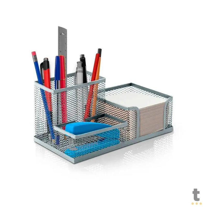 Organizador de Mesa Aramado Prata Keep - EI090