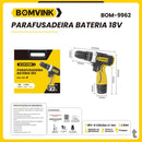 Parafusadeira e Furadeira C/ 2 Baterias Bomvink 18V - BOM-9962