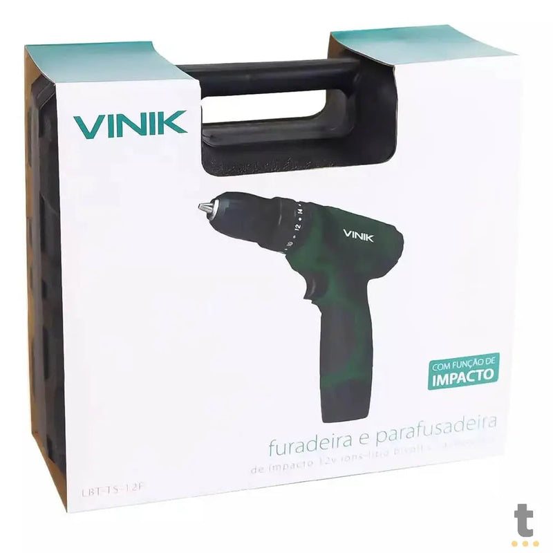 Parafusadeira e Furadeira de Impacto C/ 25 Peças Vinik 12V - LBT-TS-12F