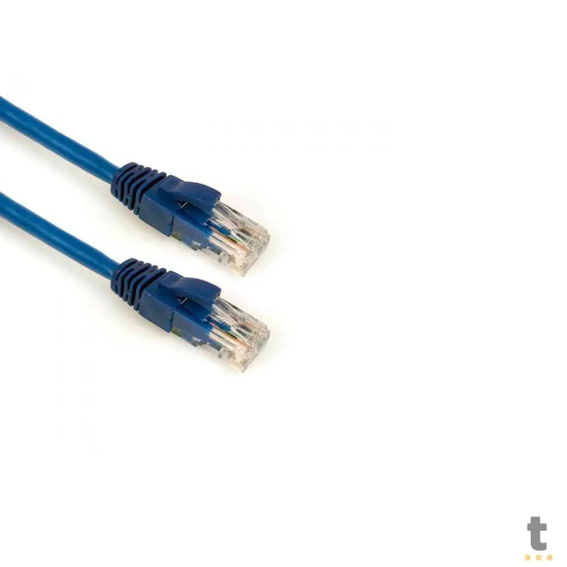 Patch Cord Cabo De Rede 3m Azul