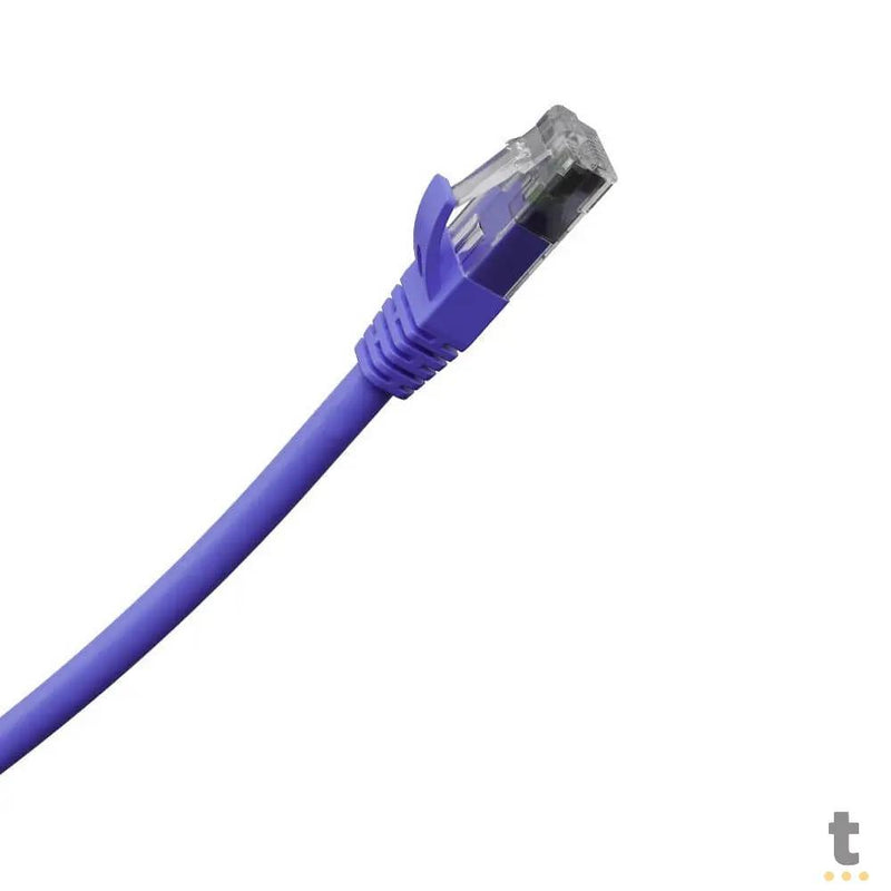 Patch Cord Cabo De Rede Impact Giga Cat6 Intelbras 1.5m Azul - 4830099