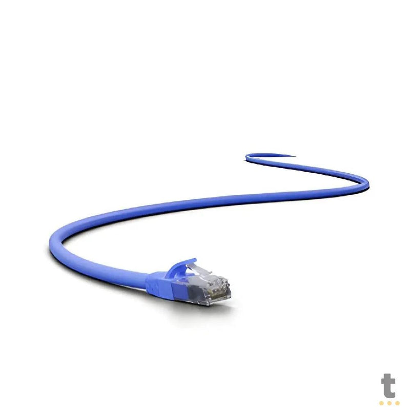 Patch Cord Cabo De Rede Impact Lan Cat5e Intelbras 1.5m Azul - 4830033