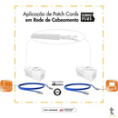 Patch Cord Cabo De Rede Sohoplus 2.5m Cat6 T568A/B Azul - 35123001