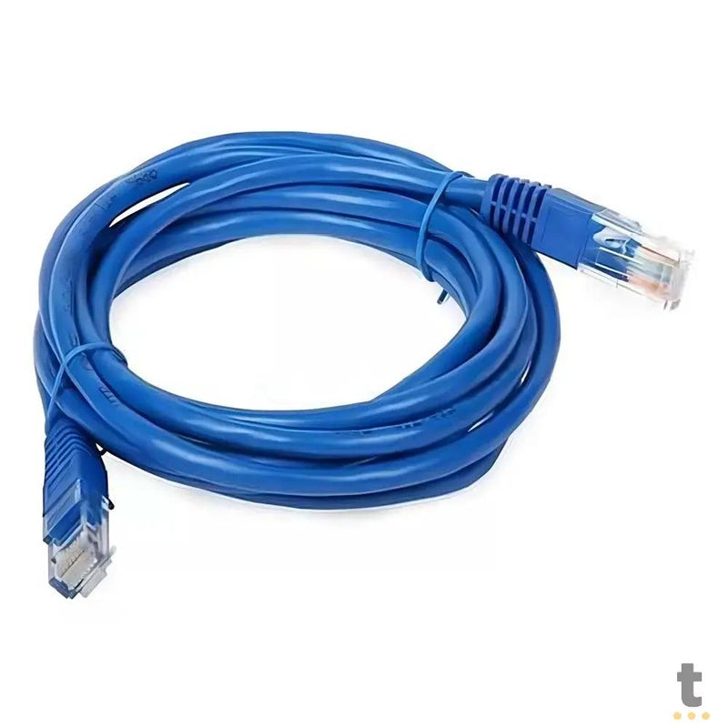 Patch Cord Cabo De Rede aGold 3m Cat5 Azul - WX-3M